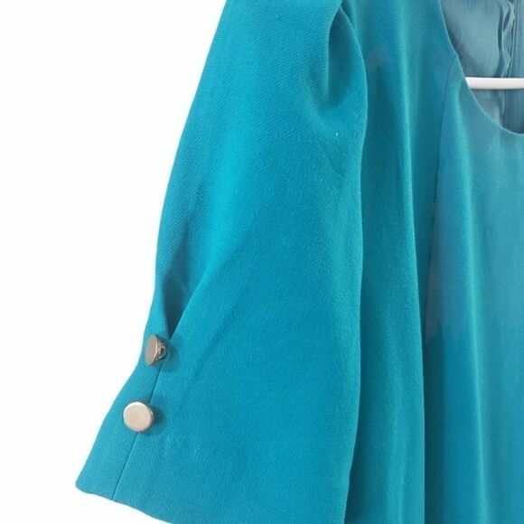 Forever21 Mini Terqoise Short Sleeves Dress - Picture 4 of 12